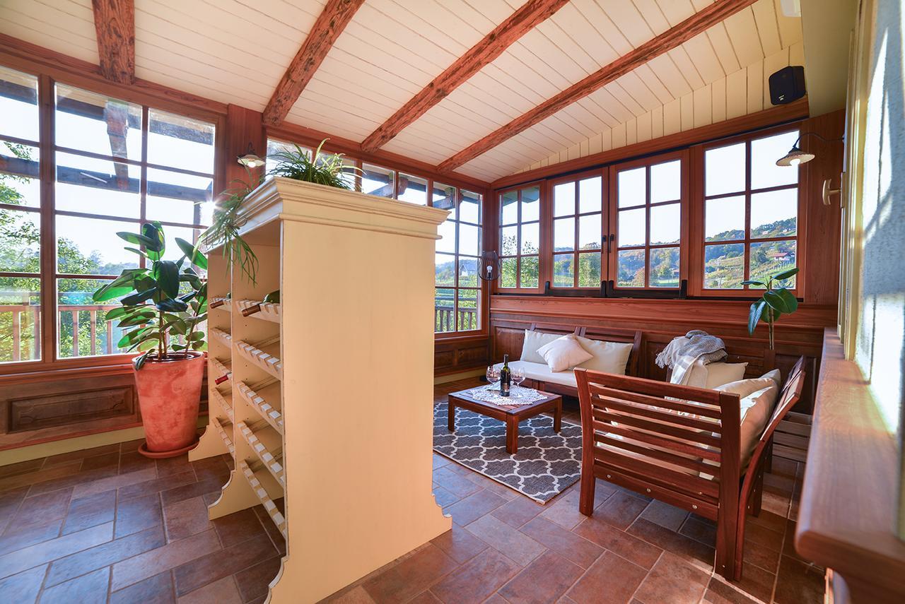 Villa Les With Hot Tub & Sauna Brežice Exteriér fotografie